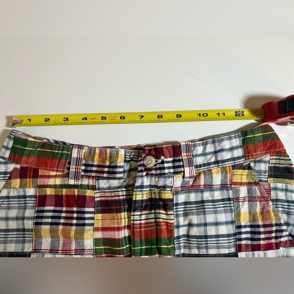 Cape Madras Maine blue red plaid mini skirt sz 2 preppy sailing retro *sold out - Picture 7 of 8